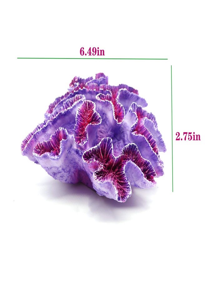 Besimple Aquarium Coral Ornaments Decor Fish Tank Plants Decoration for Aquarium Landscape,Purple - Image 4